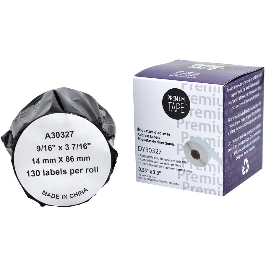 Alternative for Dymo 30327 Premium Tape File Folder Labels