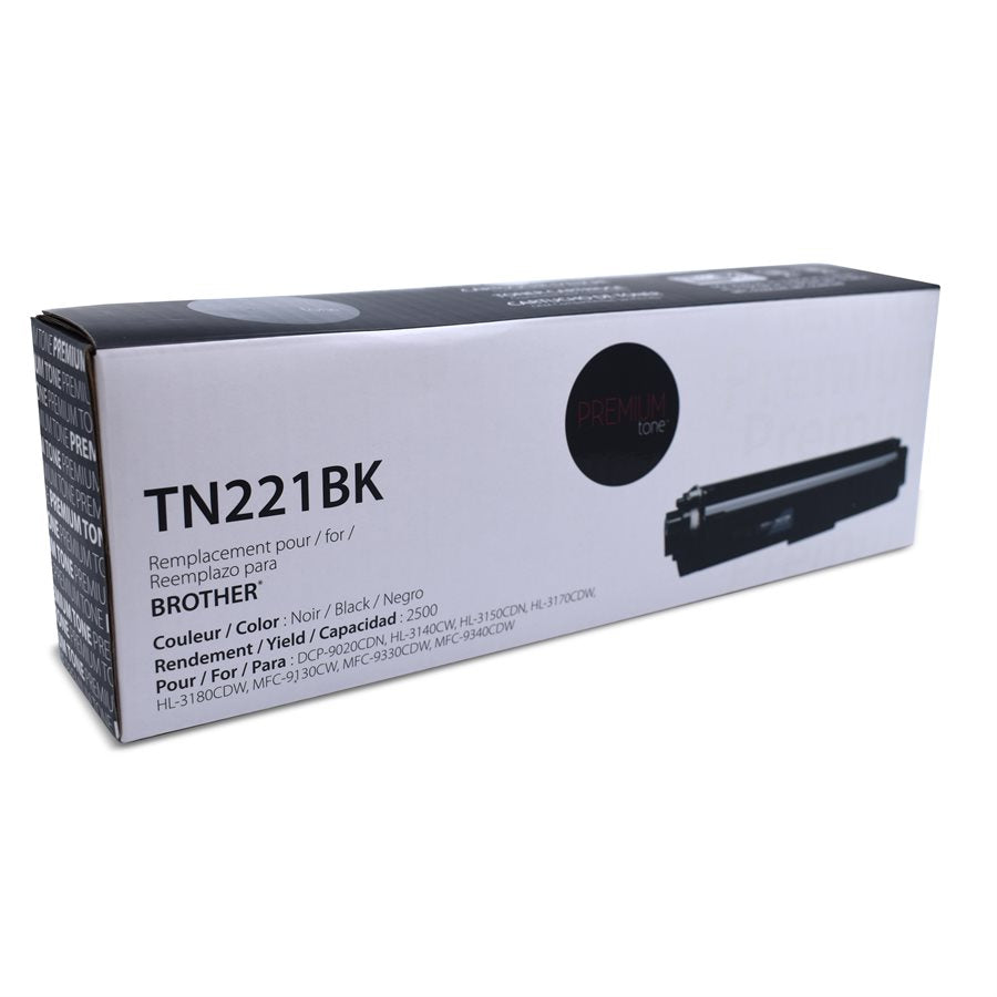 Brother TN221 Compatible Black Premium Tone 2.5K