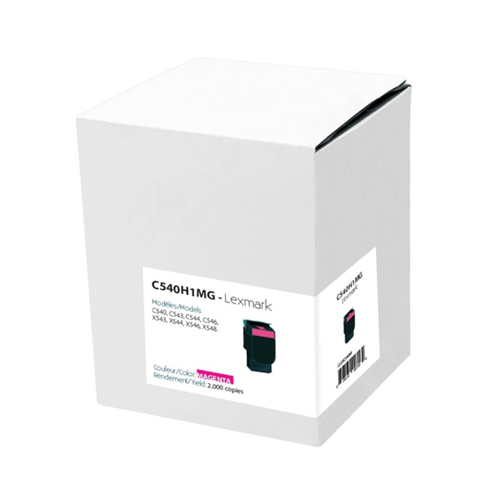Lexmark C540H1MG Remanufactured Magenta Toner