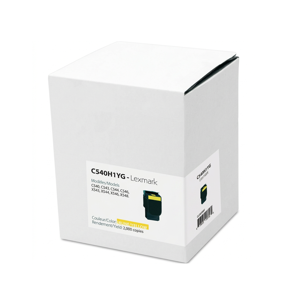 Lexmark C540H1YG Remanufactured Toner Yellow