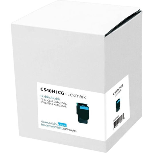 Lexmark C540H1CG - Cyan - 2000 Pages - 1 Pack