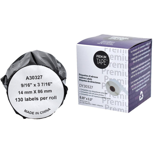 Alternative for Dymo 30327 Premium Tape File Folder Labels