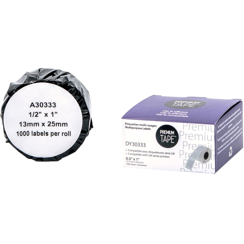 Alternative for Dymo 30333 Premium Tape Extra Small Multi-Purpose Labels