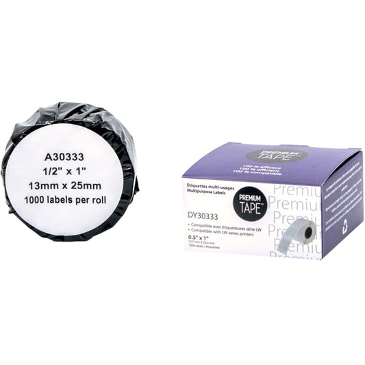 Alternative for Dymo 30333 Premium Tape Extra Small Multi-Purpose Labels