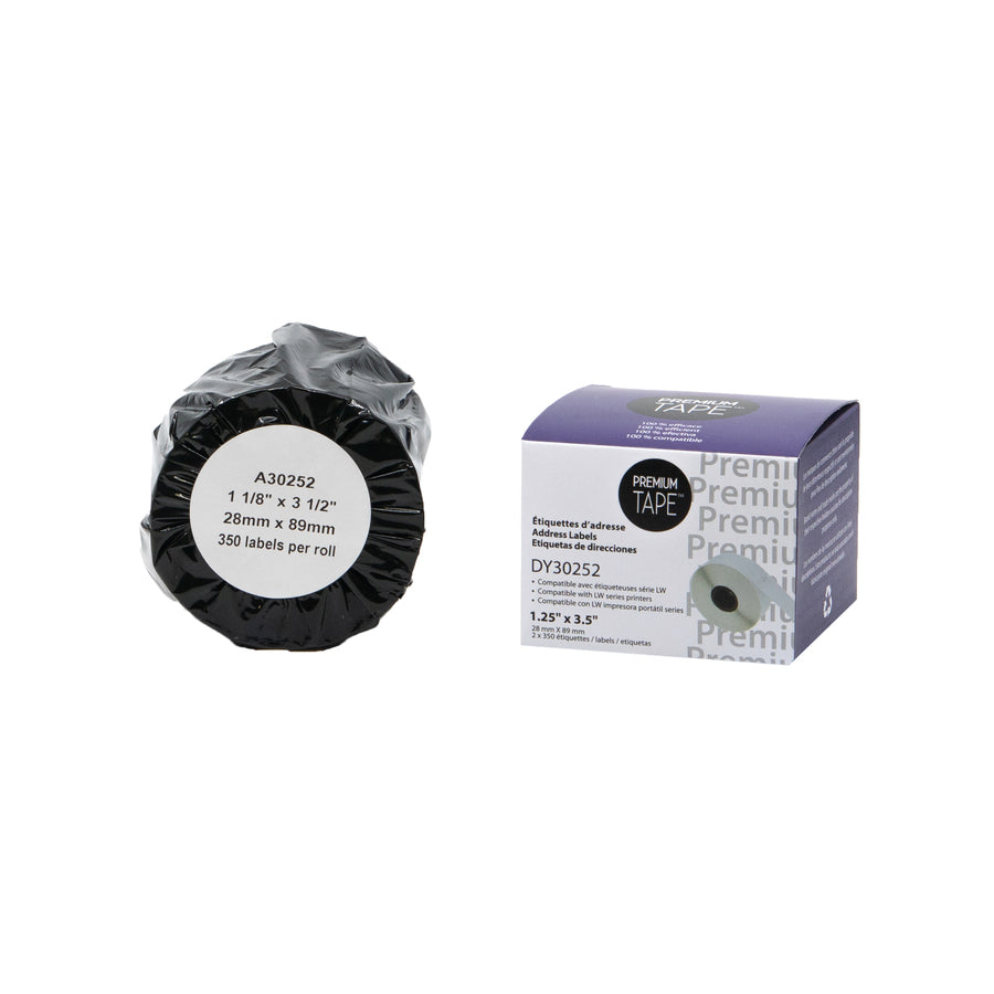 Alternative for Dymo 30252 (2 Rolls) Premium Tape Address Labels