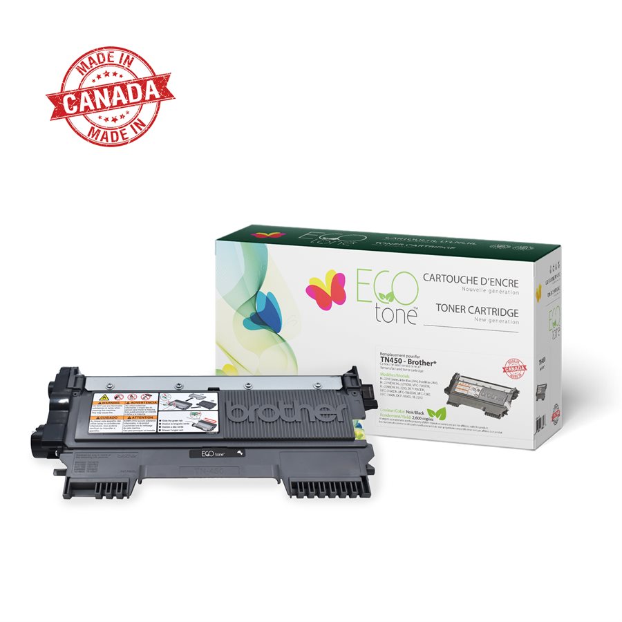 Brother TN450 Reman Toner - Black