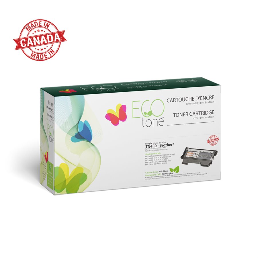 Brother TN450 Reman Toner - Black